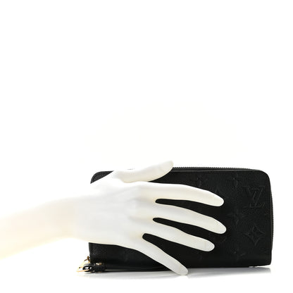 Louis Vuitton Empreinte Zippy Wallet Black 2 of 8