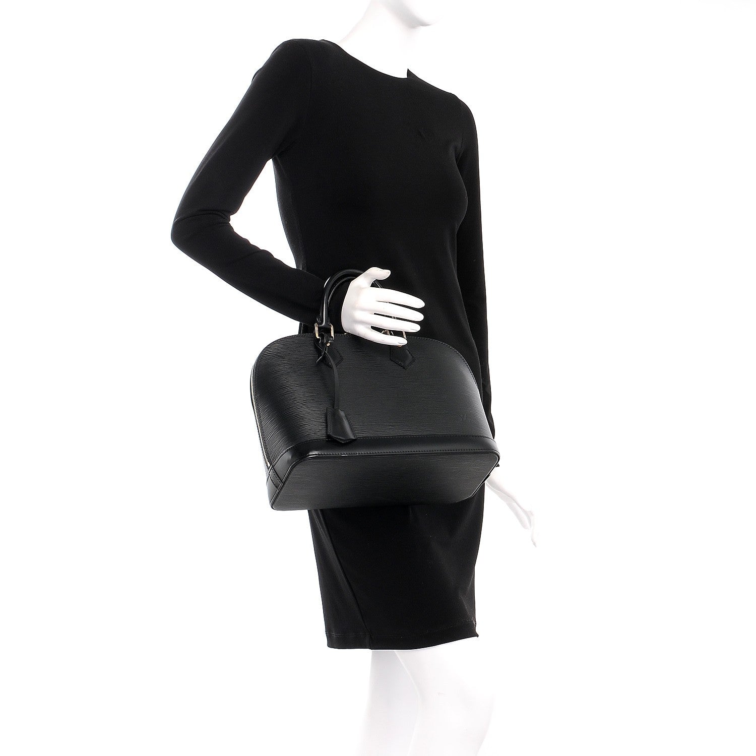 Louis Vuitton Epi Alma PM Black 2 of 6