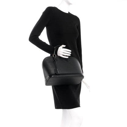 Louis Vuitton Epi Alma PM Black 2 of 6