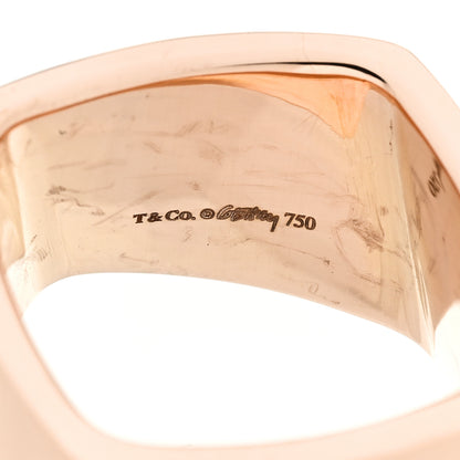 Tiffany 18K Rose Gold Frank Gehry Torque Wide Band Ring 51 5.75 4 of 4
