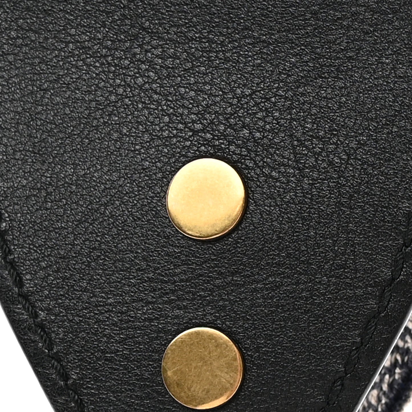 Canvas Embroidered Shoulder Strap Blue