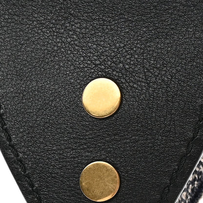 Christian Dior Canvas Embroidered Shoulder Strap Blue 7 of 7