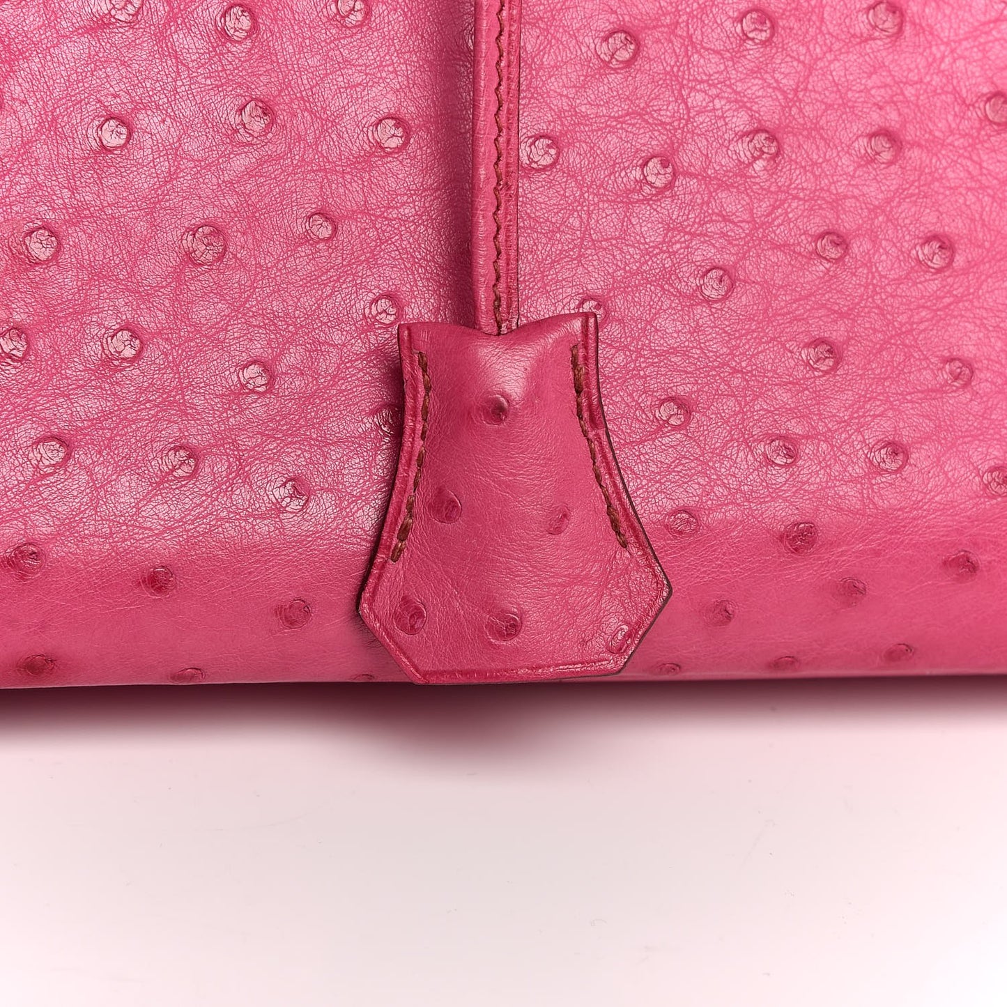 Ostrich Birkin 35 Fuchsia