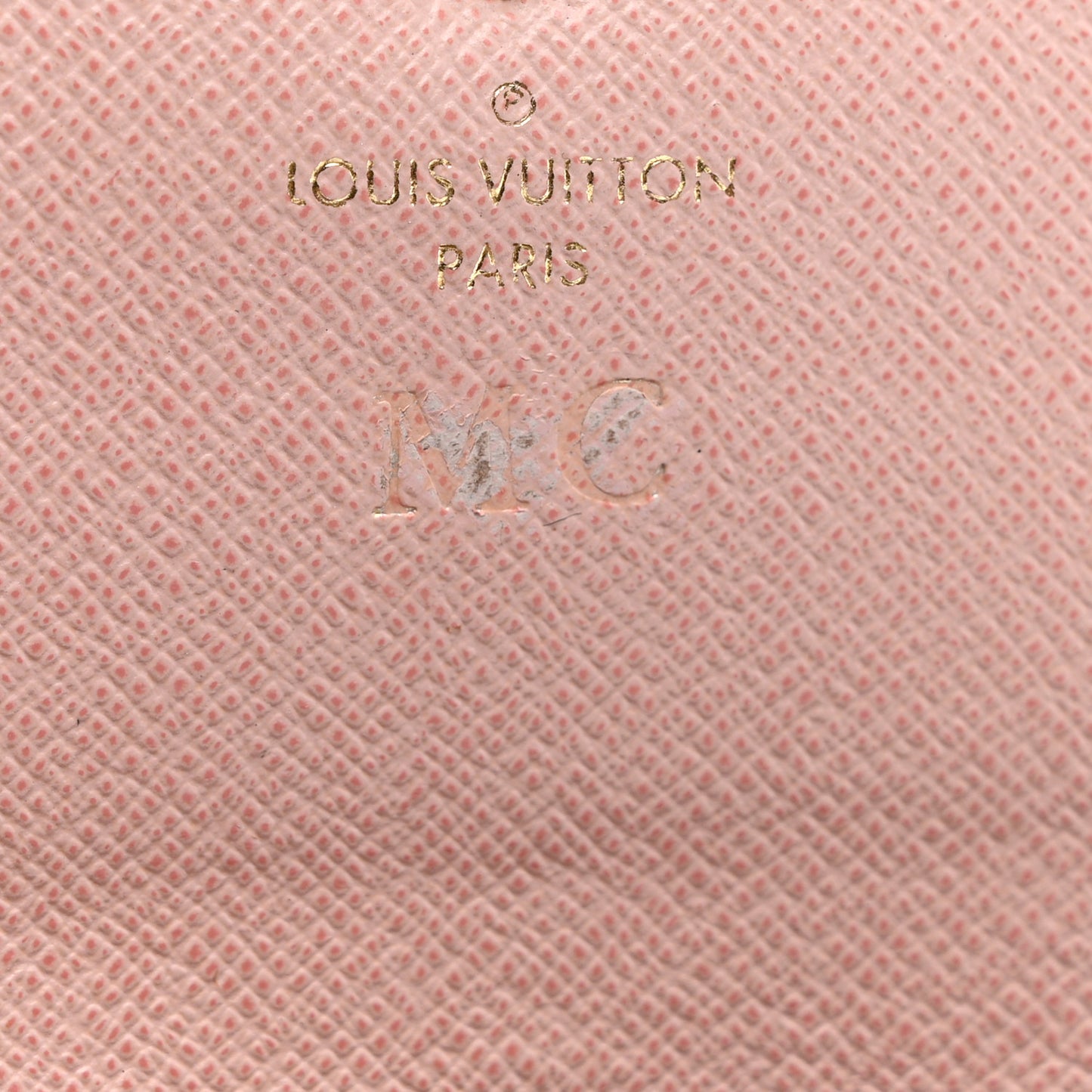 Monogram Emilie Wallet Rose Ballerine