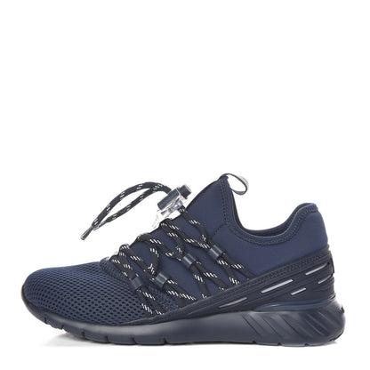 Louis Vuitton Neoprene Mesh Rubber Fastlane Low Sneakers 35 Marine 1 of 9