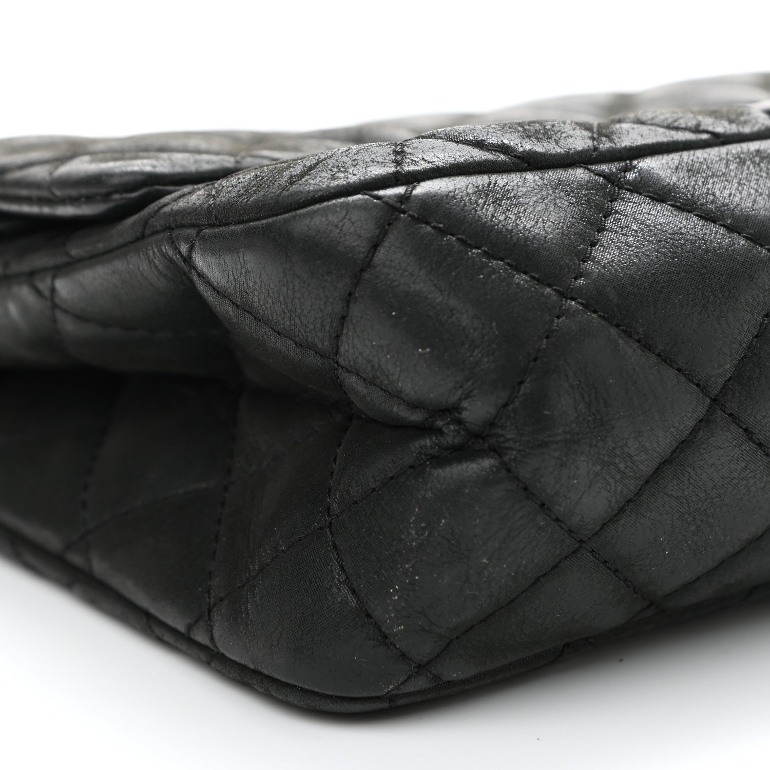 Chanel Iridescent Calfskin Quilted 2.55 Reissue 226 Flap Black 9 of 16