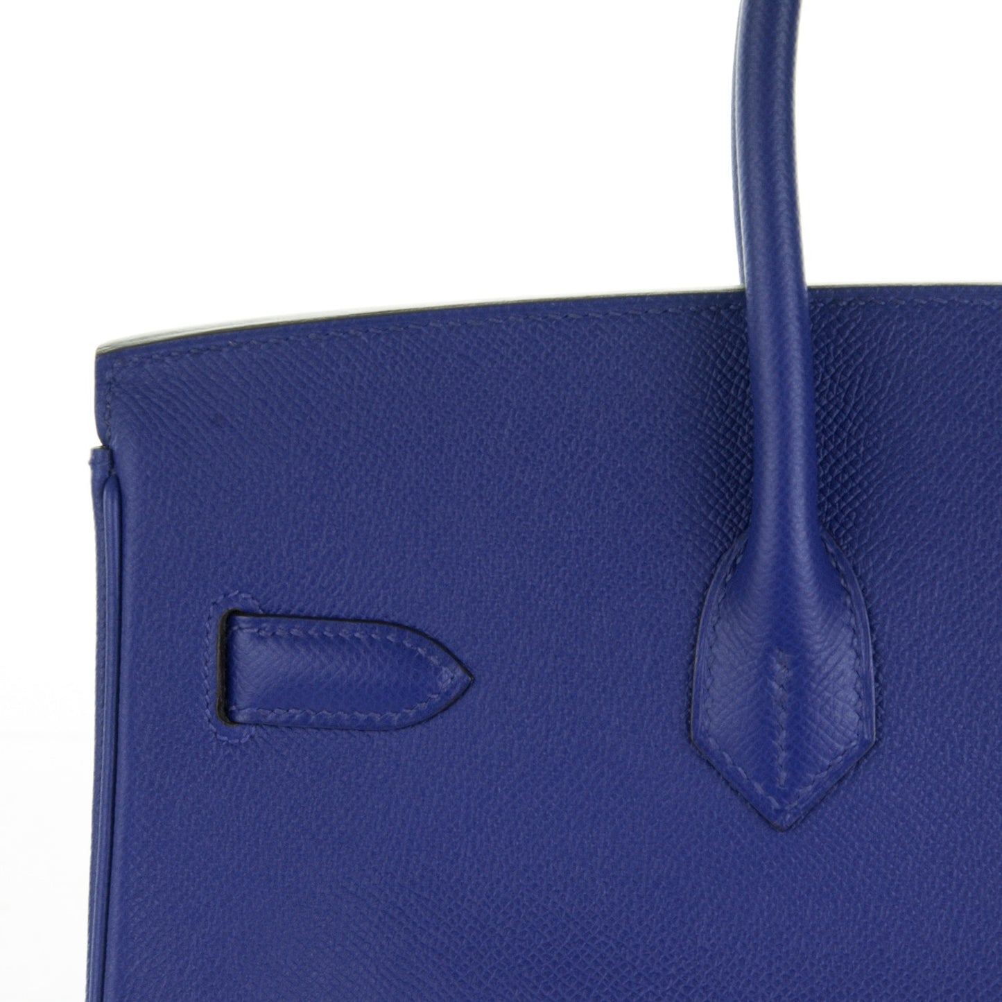 Epsom Birkin 35 Bleu Electrique