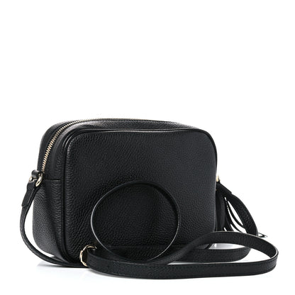 Gucci Pebbled Calfskin Small Soho Disco Bag Black 3 of 10