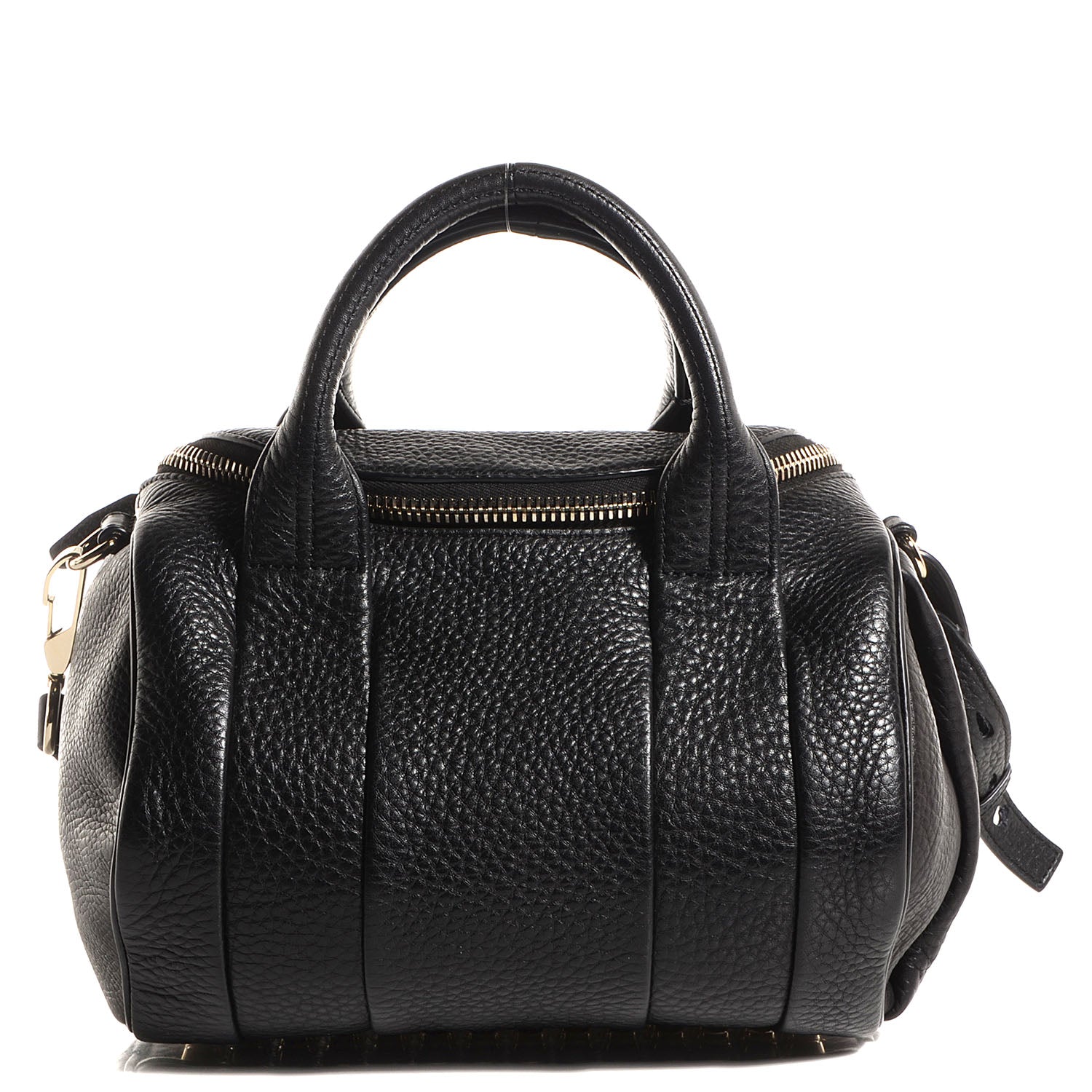 Alexander Wang Pebbled Lambskin Rockie Black w Pale Gold Hardware 1 of 6