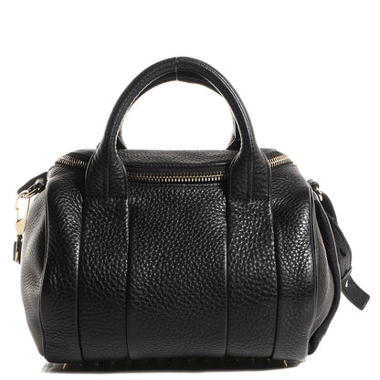 Alexander Wang Pebbled Lambskin Rockie Black w Pale Gold Hardware 1 of 6