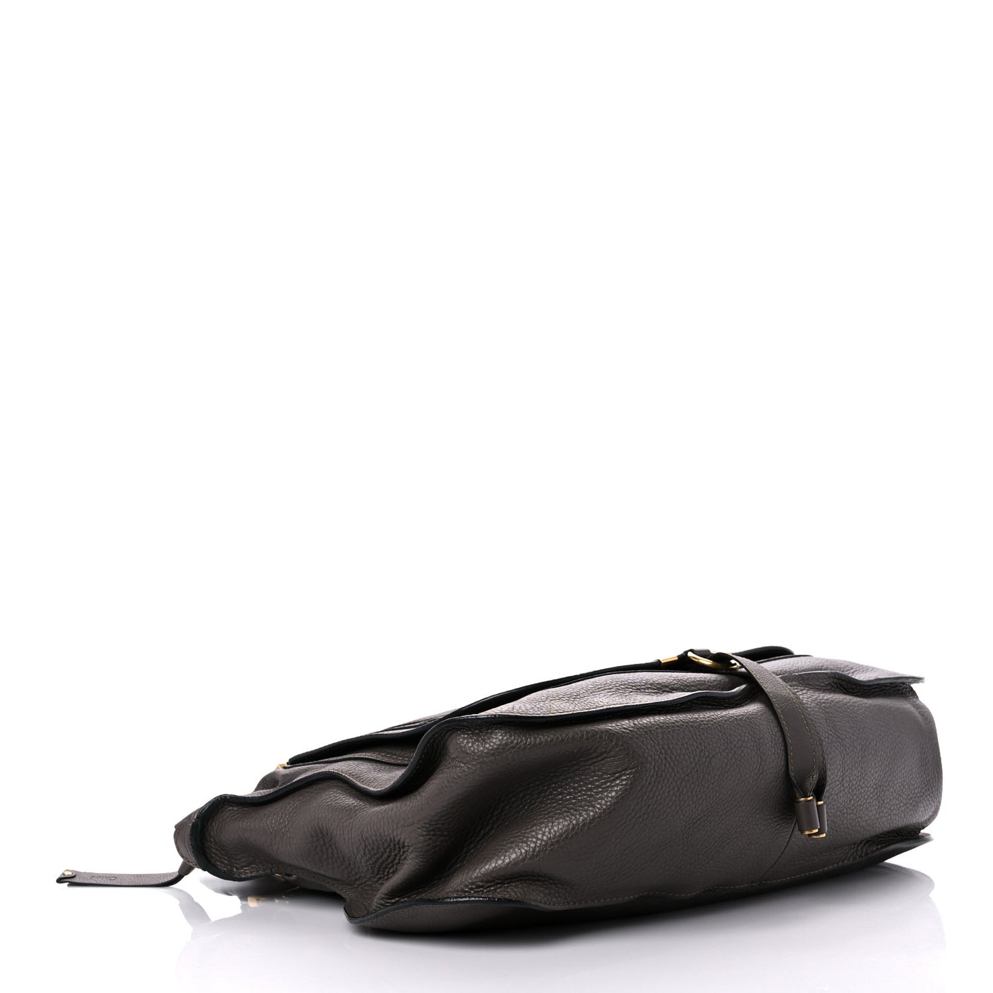 Calfskin Large Marcie Satchel Truffle