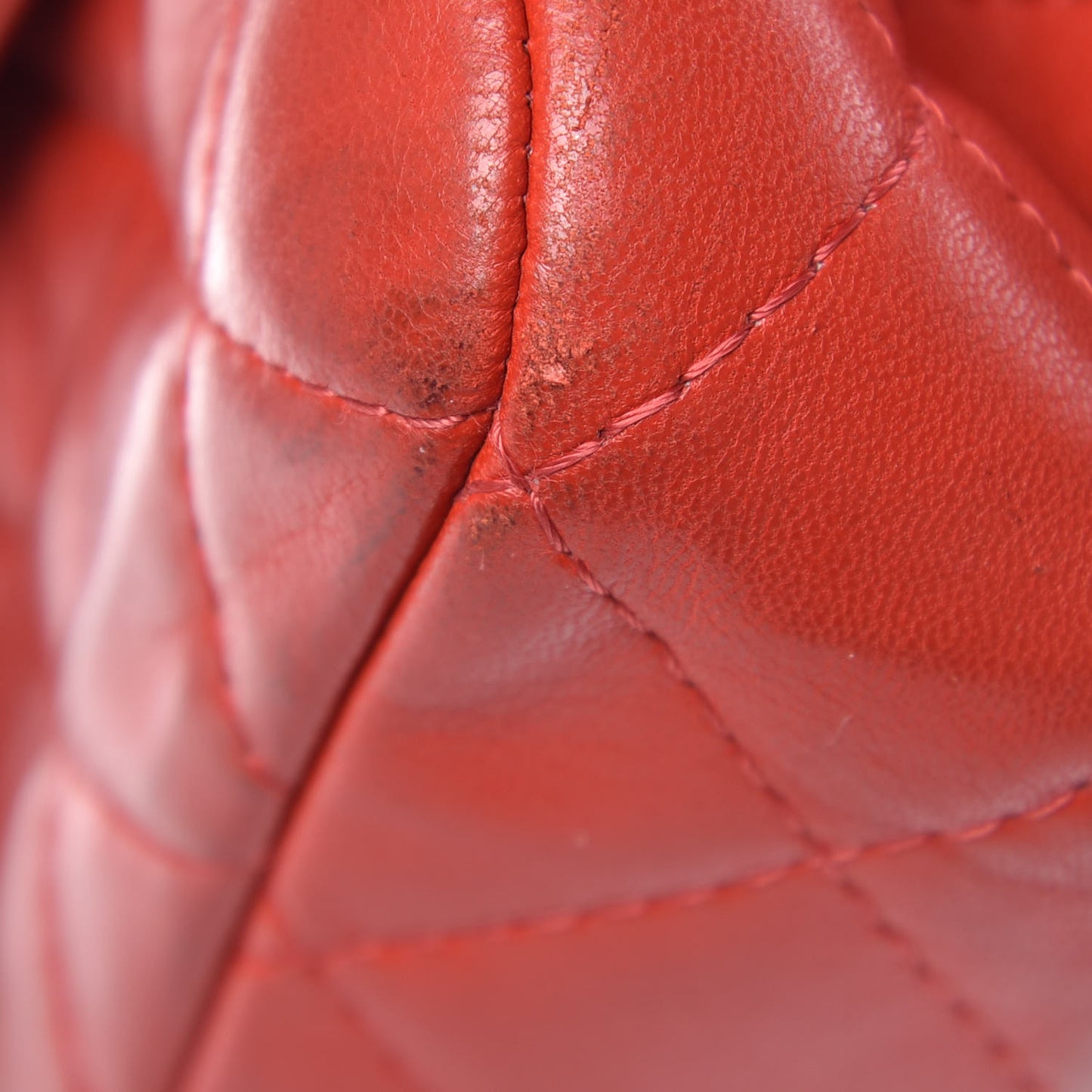 Aged Calfskin Quilted 2.55 Reissue 227 Flap Red