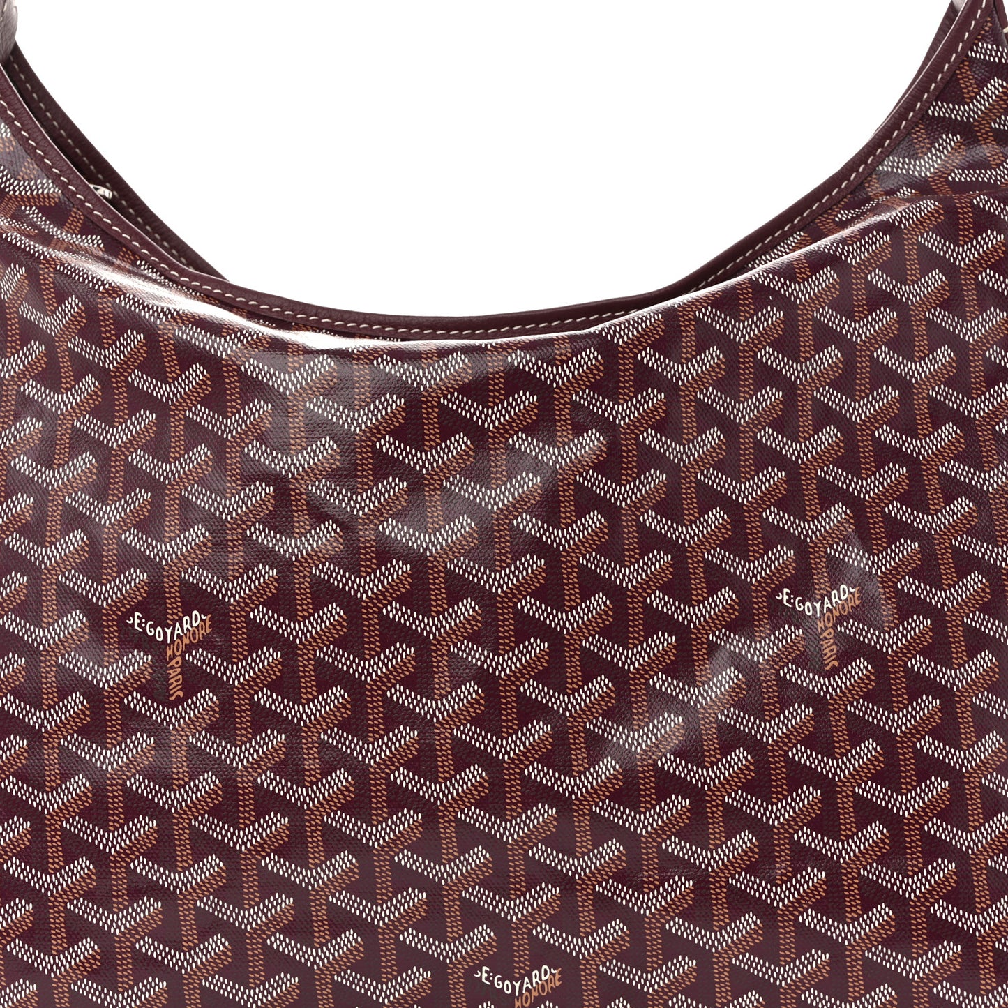 Goyardine Boheme Hobo Burgundy