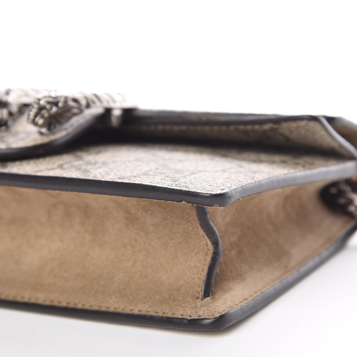 GG Supreme Monogram Super Mini Dionysus Shoulder Bag Taupe