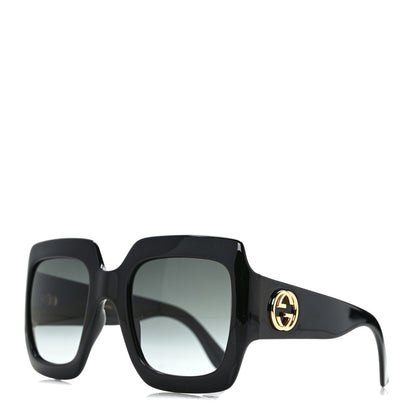 Gucci Acetate Square Frame Sunglasses GG0053S Black 1 of 7
