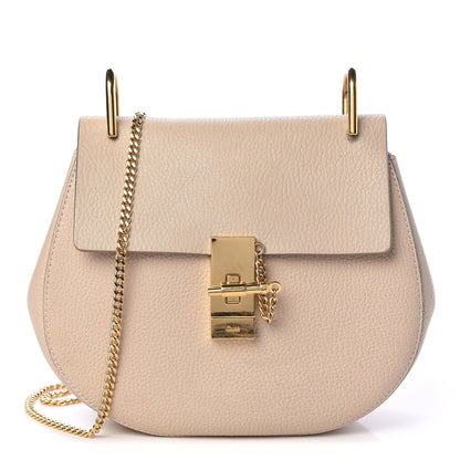Chloe Grained Lambskin Drew Shoulder Bag Biscotti Beige 2 of 17