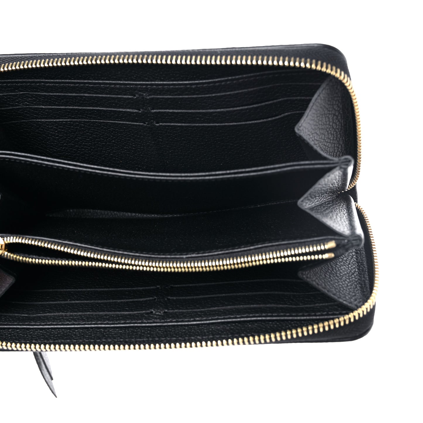 Empreinte Monogram Giant Zippy Wallet Black Beige