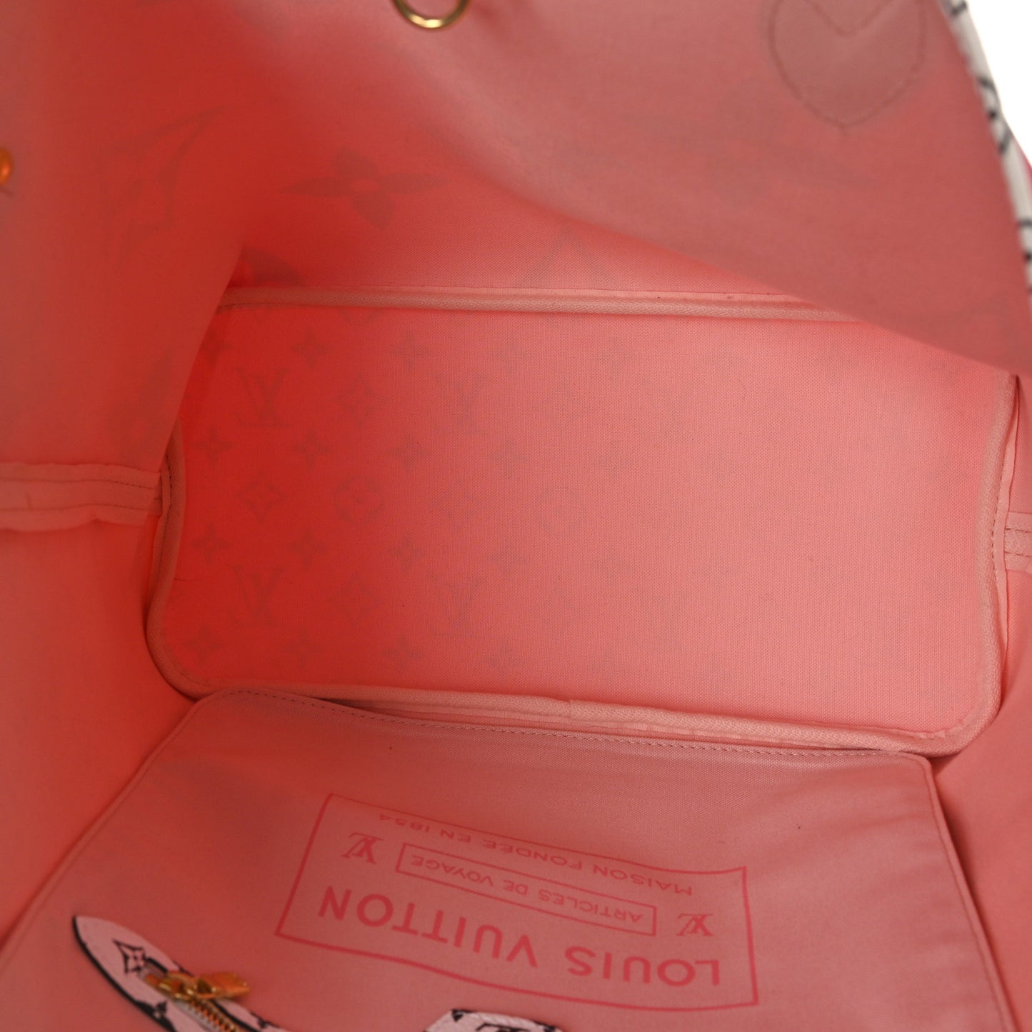 Monogram Giant Neverfull MM Rouge