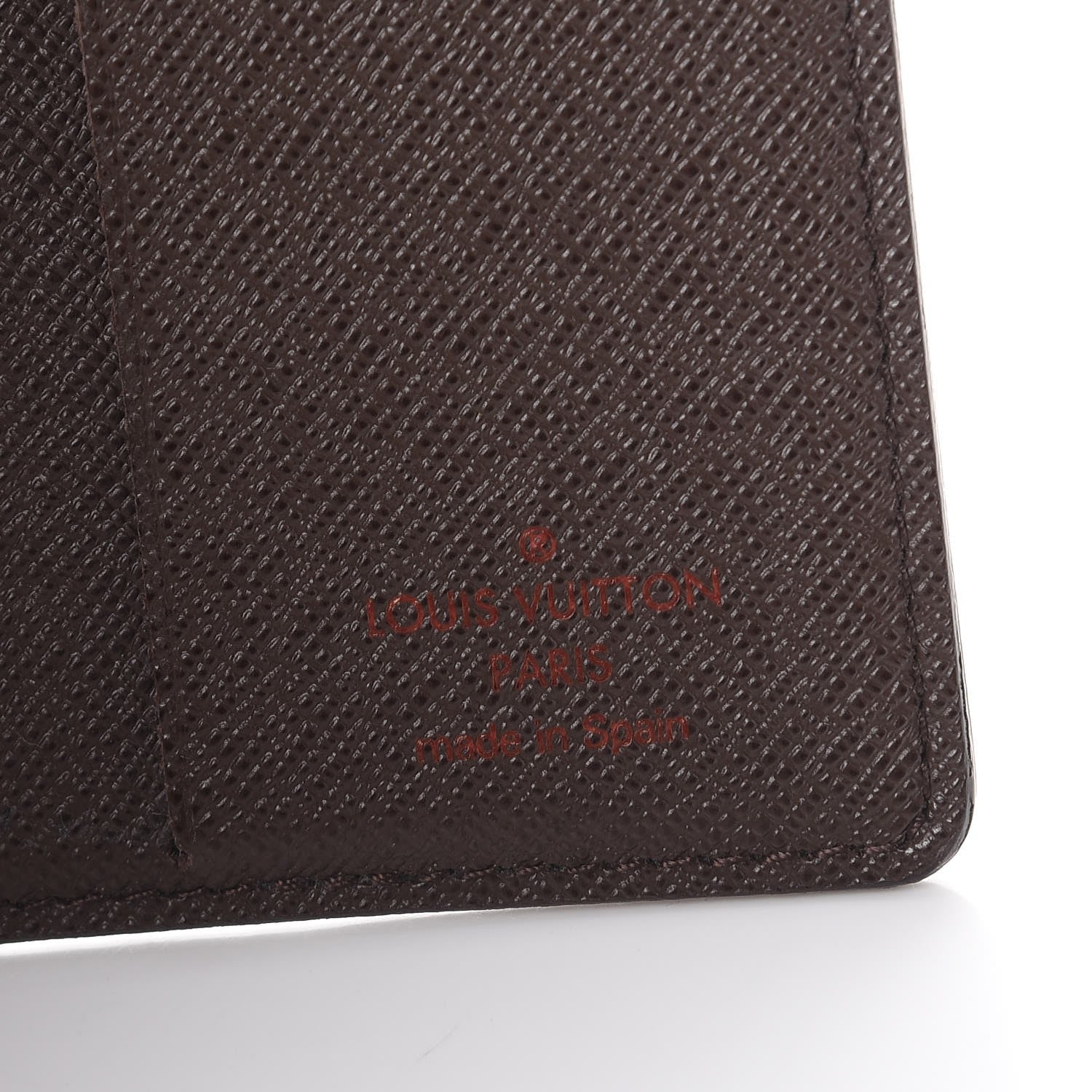 Louis Vuitton Damier Ebene Billfold Wallet 6 Credit Card Slots 6 of 8