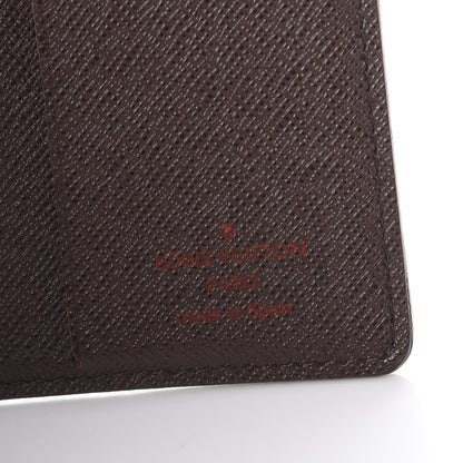 Louis Vuitton Damier Ebene Billfold Wallet 6 Credit Card Slots 6 of 8