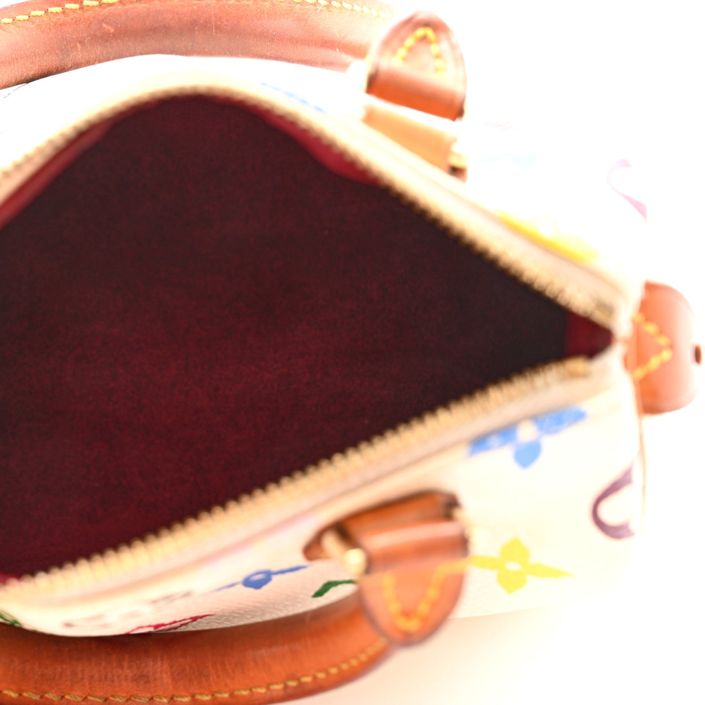 Monogram Multicolor Mini Sac HL Speedy White