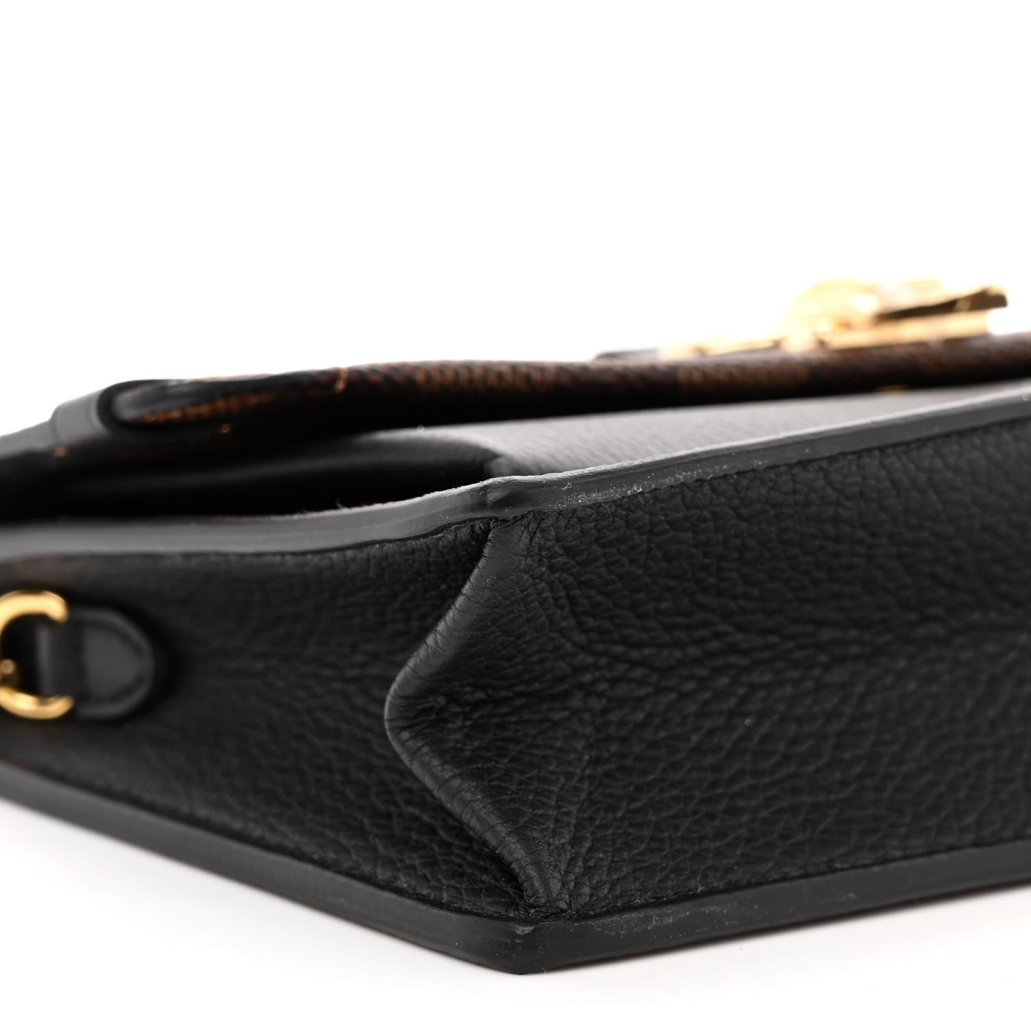 Louis Vuitton Damier Ebene Vavin Chain Wallet Black 8 of 9