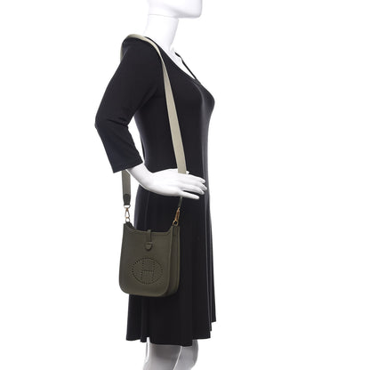 Hermes Taurillon Maurice Amazone Evelyne TPM Vert Olive Sauge 2 of 10