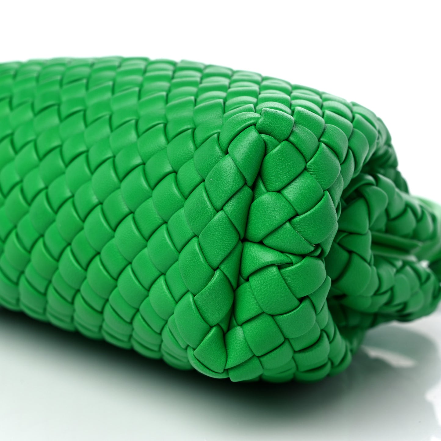 Nappa Intreccio Mini Padded Handle Bag Parakeet