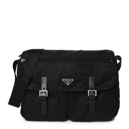 Prada Nylon Vela Sport Messenger Bag Black 1 of 9