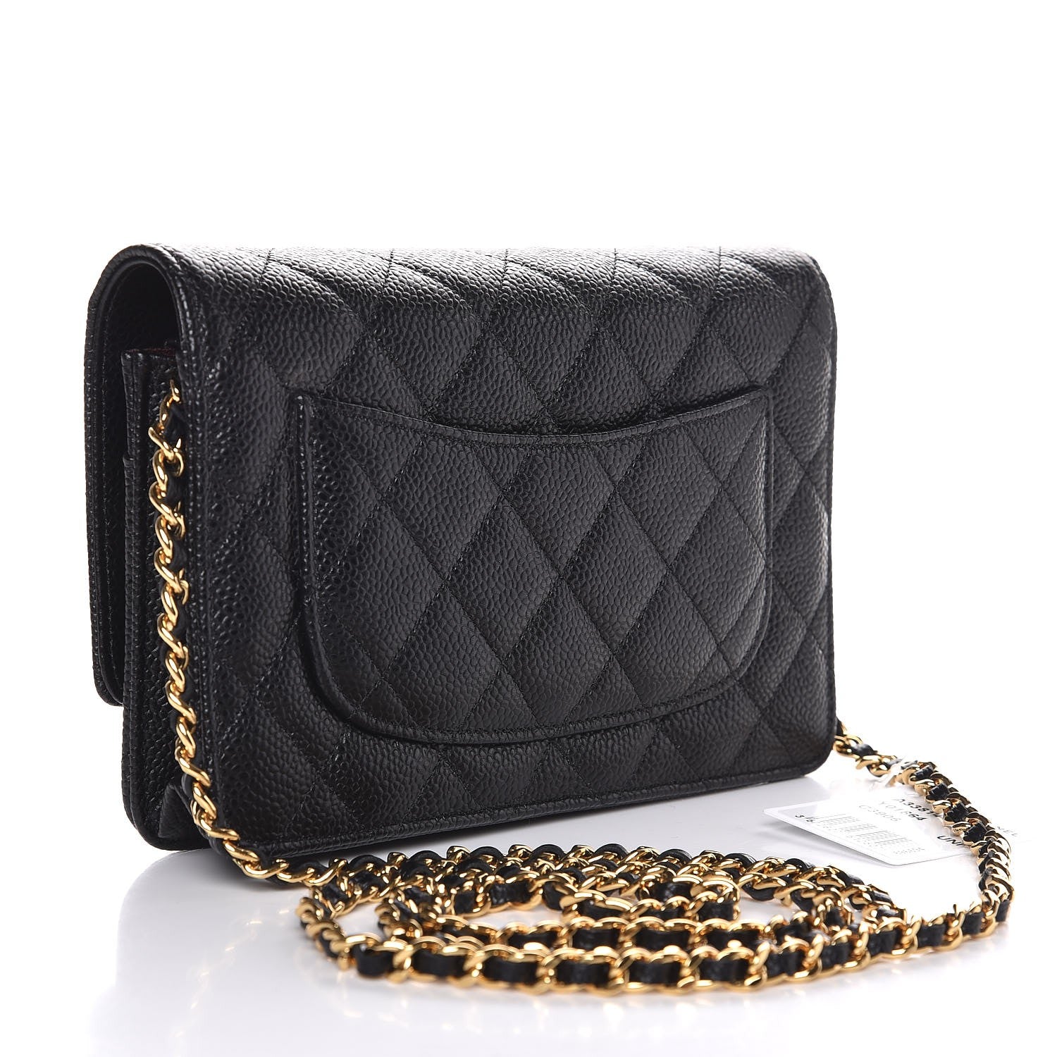 Chanel Caviar Quilted Wallet On Chain WOC Black 3 of 9