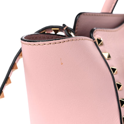 Valentino Garavani Vitello Small Rockstud Double Handle Tote Rose 16 of 24