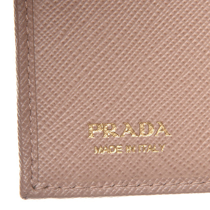 Prada Saffiano Metal Bi-Fold Wallet Cammeo 6 of 6