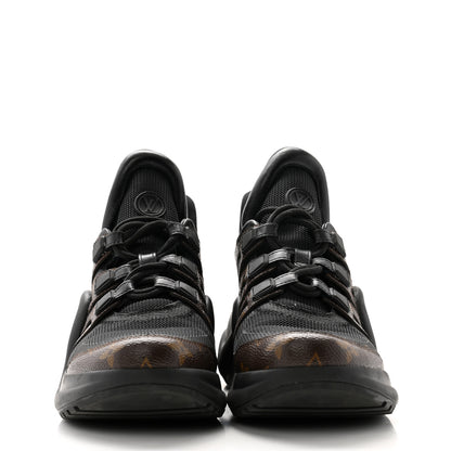 Louis Vuitton Calfskin Patent Monogram LV Archlight Sneakers 39 Black 2 of 11