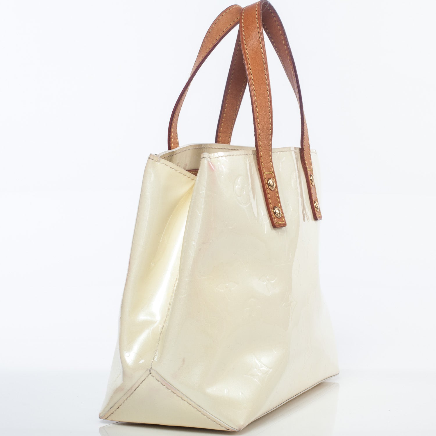 Louis Vuitton Vernis Reade PM Perle 4 of 9