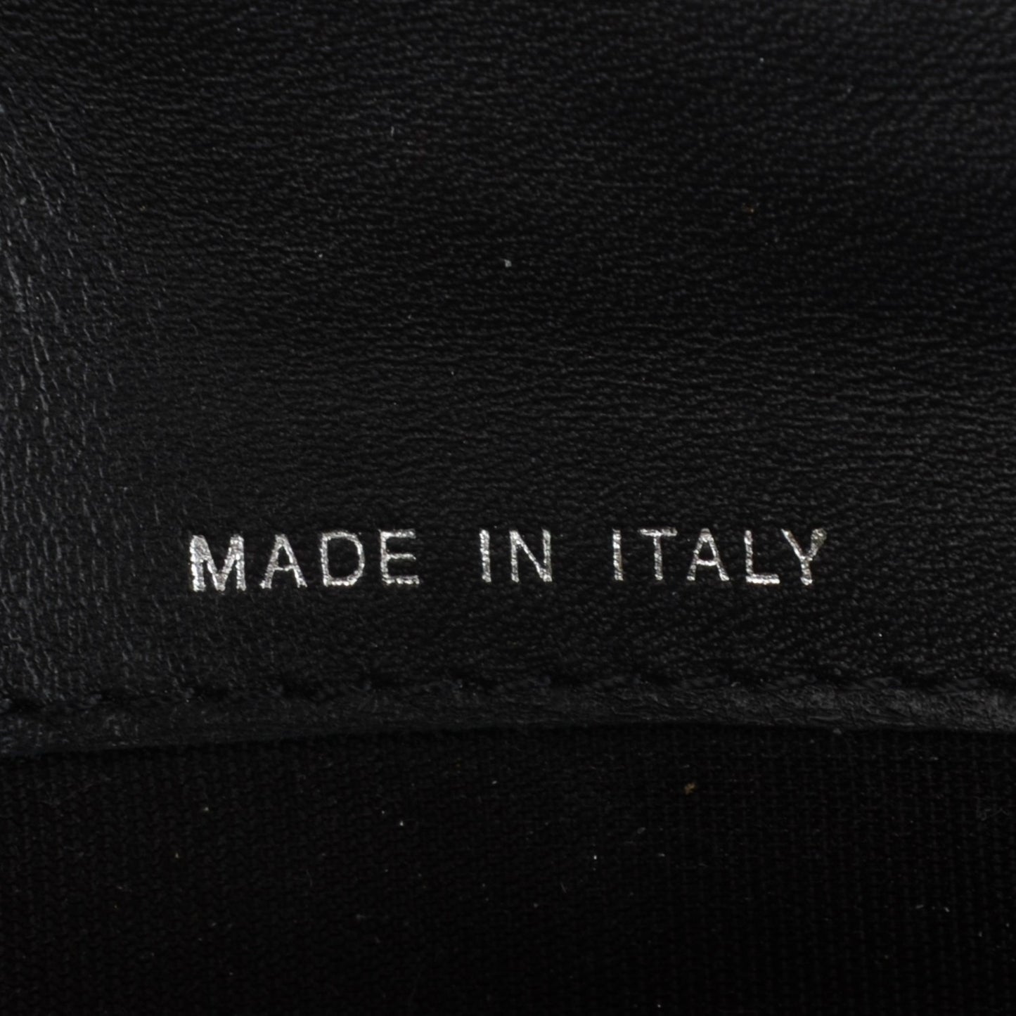 Patent Quilted Large Brilliant Flap Wallet Black