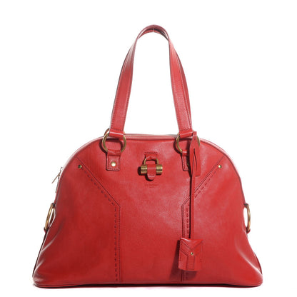 Saint Laurent Calfskin Large Muse Red 1 of 8