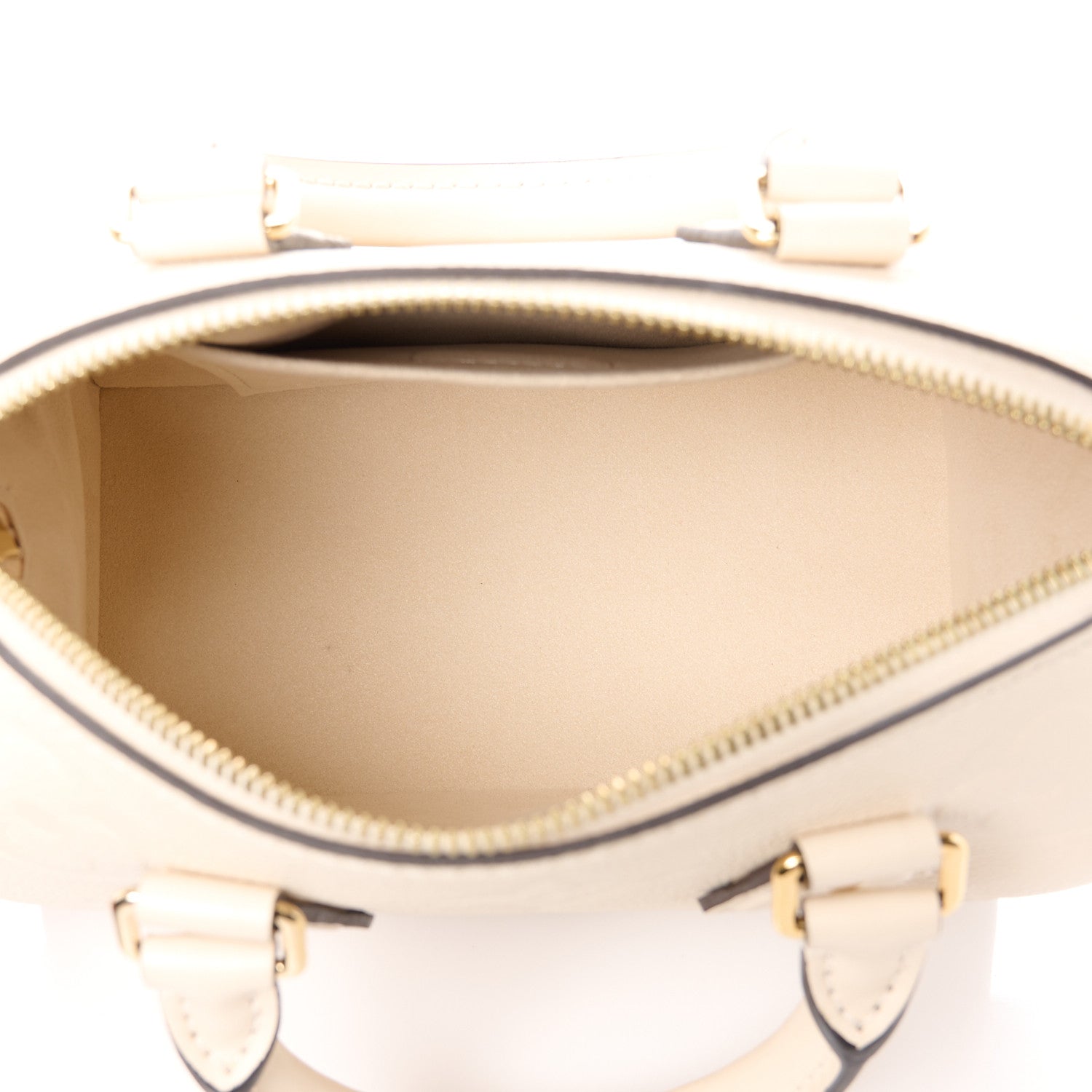 Louis Vuitton Empreinte Monogram Giant Speedy Bandouliere 20 Creme 5 of 10