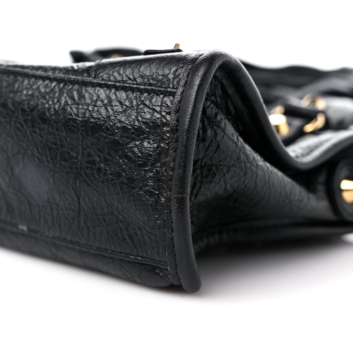 Balenciaga Agneau Classic Gold Hardware Mini City Black 9 of 12