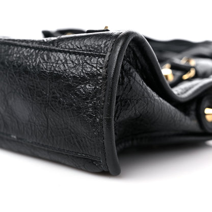 Balenciaga Agneau Classic Gold Hardware Mini City Black 9 of 12