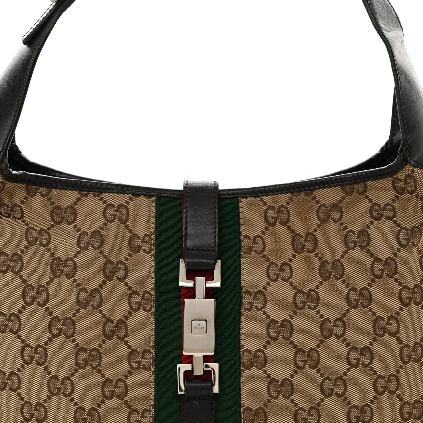 Monogram Web Jackie O Hobo Dark Brown