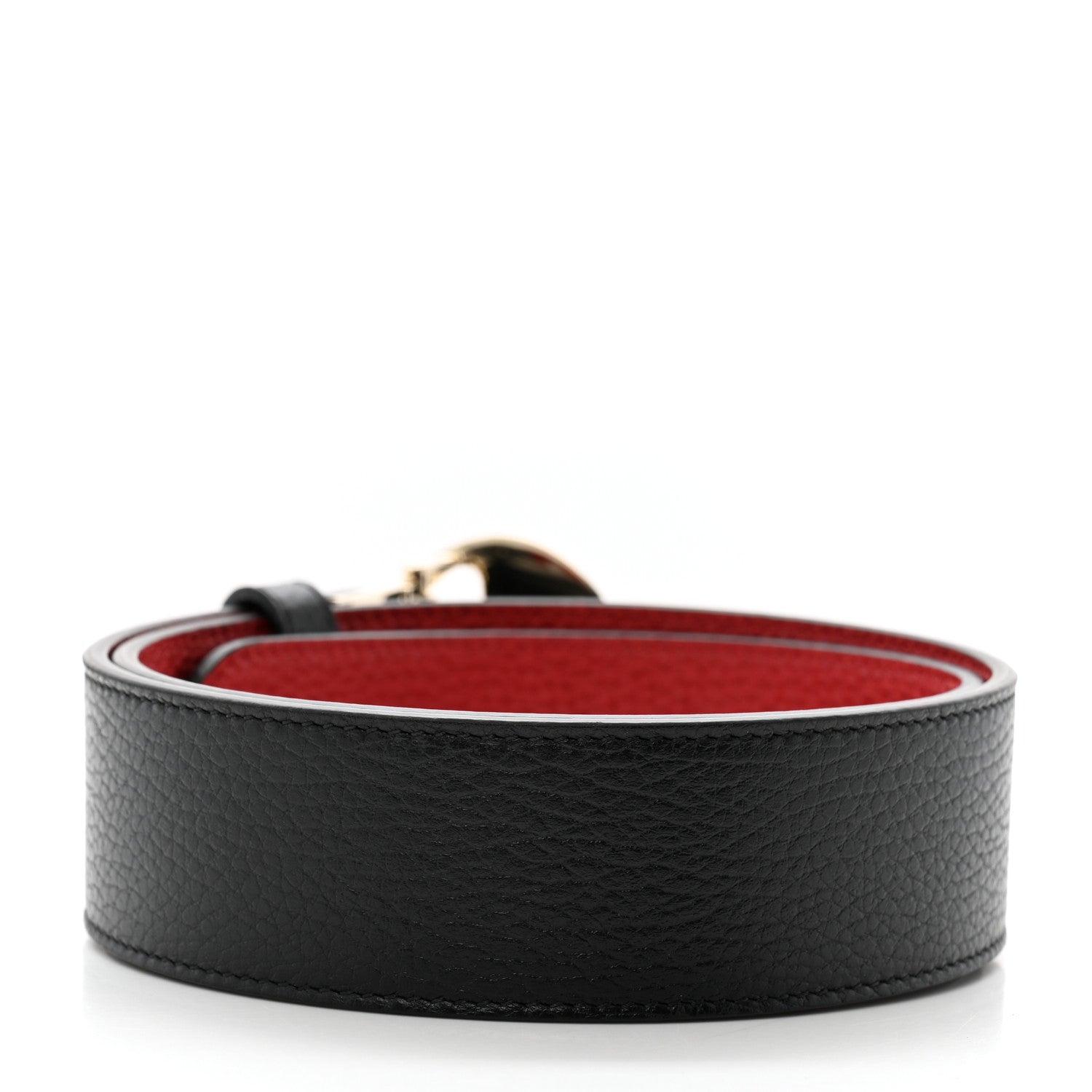 Gucci Calfskin 1973 Reversible Belt 75 30 Black Red 3 of 6