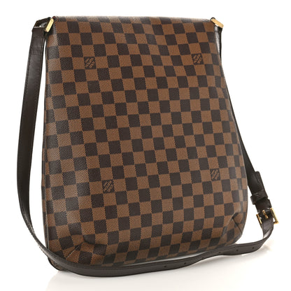 Louis Vuitton Damier Ebene Musette GM 3 of 9