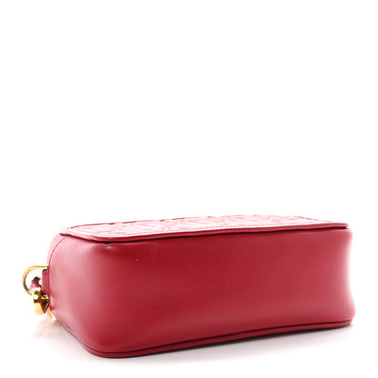 Fendi Vitello Century FF 1974 Embossed Mini Camera Case Fragola 4 of 10