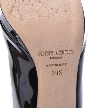 Jimmy Choo Patent Nova Slingback Pumps 39.5 Black 6 of 7