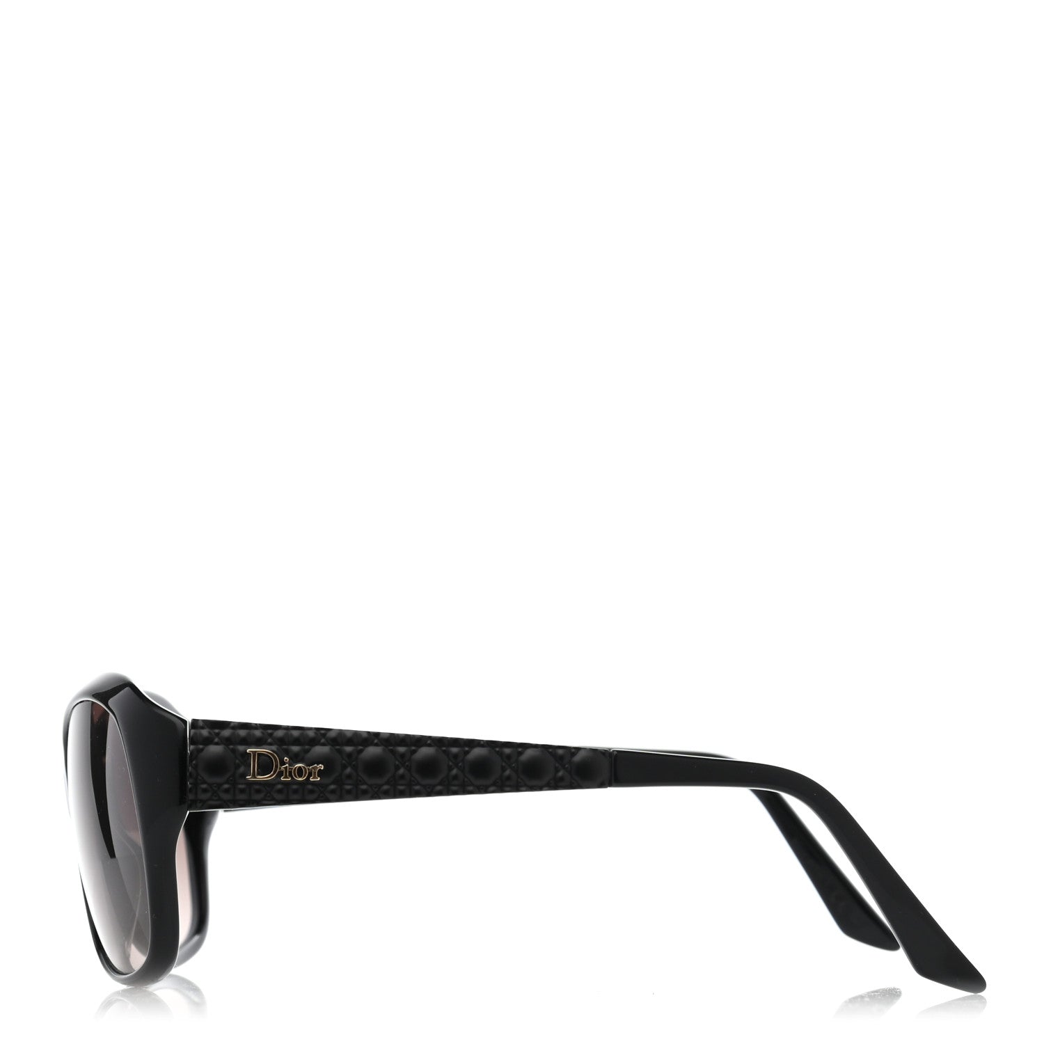 Christian Dior Lambskin Cannage Dior Lady 1R Sunglasses Black 3 of 8
