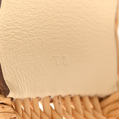 Hermes Wicker Swift Medor Picnic Cuff Bracelet T3 Nata 6 of 7