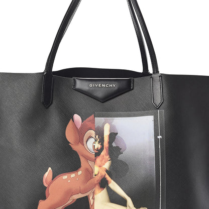 Givenchy Textured Coated Canvas Bambi Print Medium Antigona Tote 7 of 9