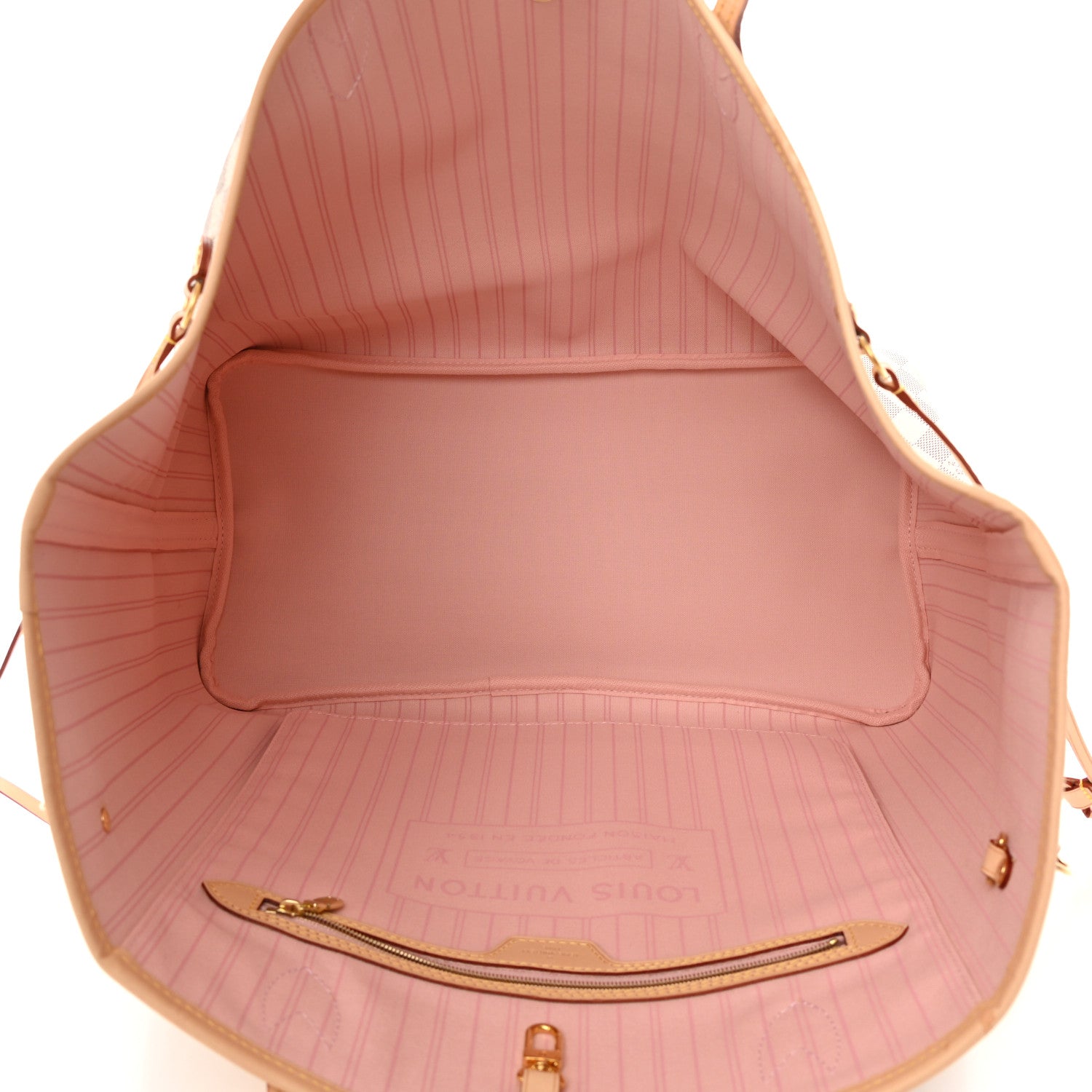 Louis Vuitton Damier Azur Neo Neverfull GM Rose Ballerine 6 of 13