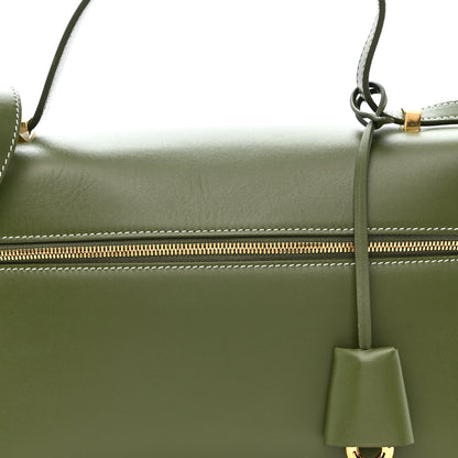 Loro Piana Saddle Calfskin Extra Bag L27 Dark Lichen 7 of 10