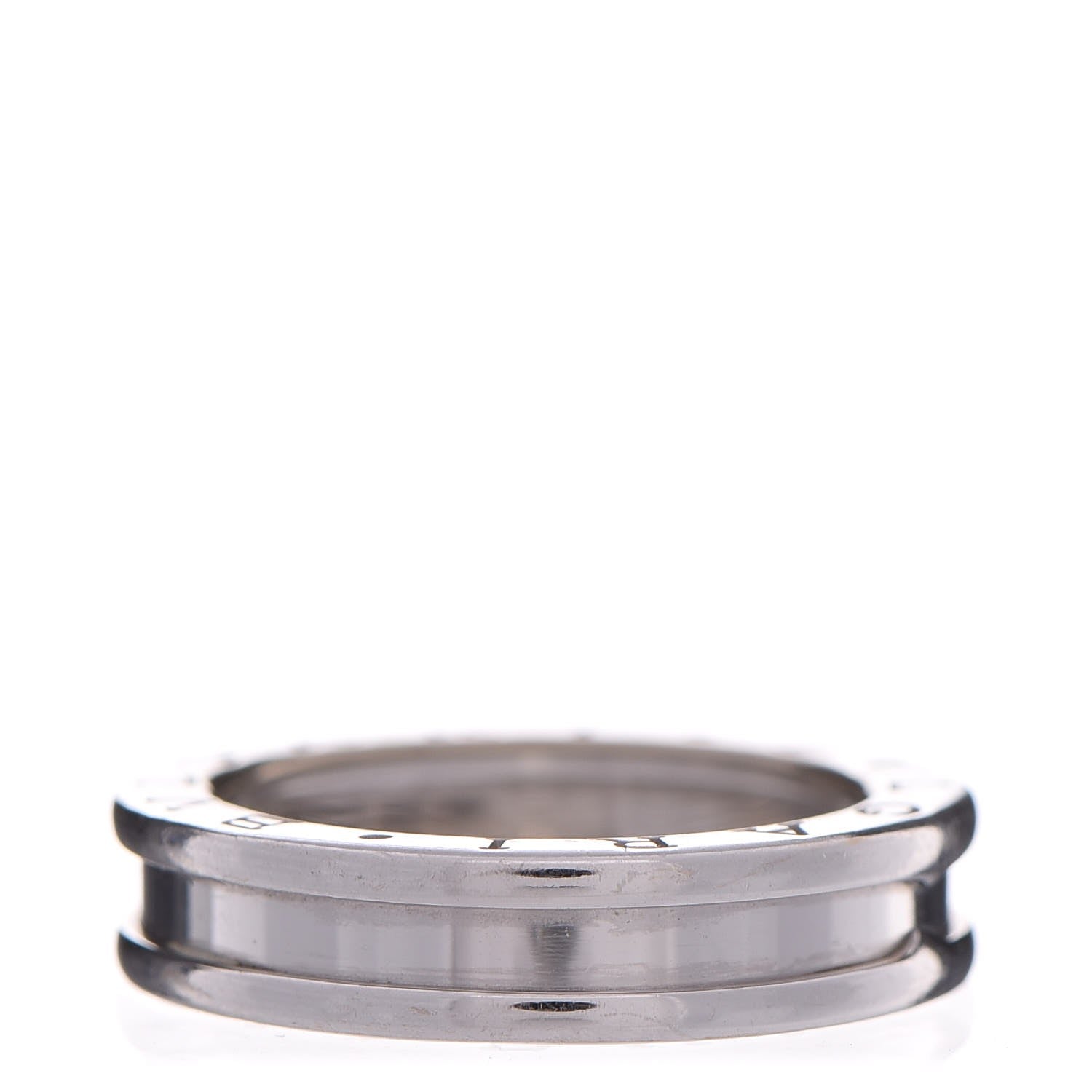 Bulgari 18K White Gold B.Zero1 Ring 52 6 1 of 5